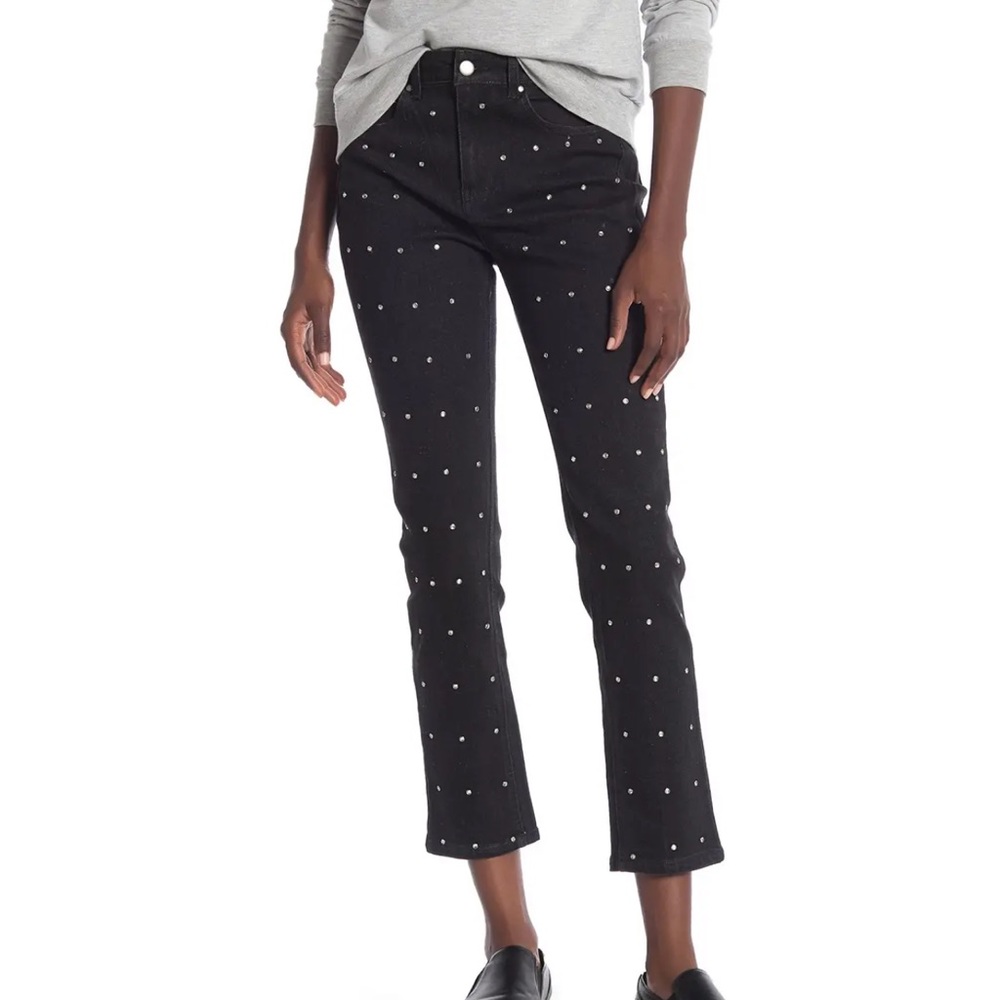 NWT! FREE GENERATION Black Studded Jeans!